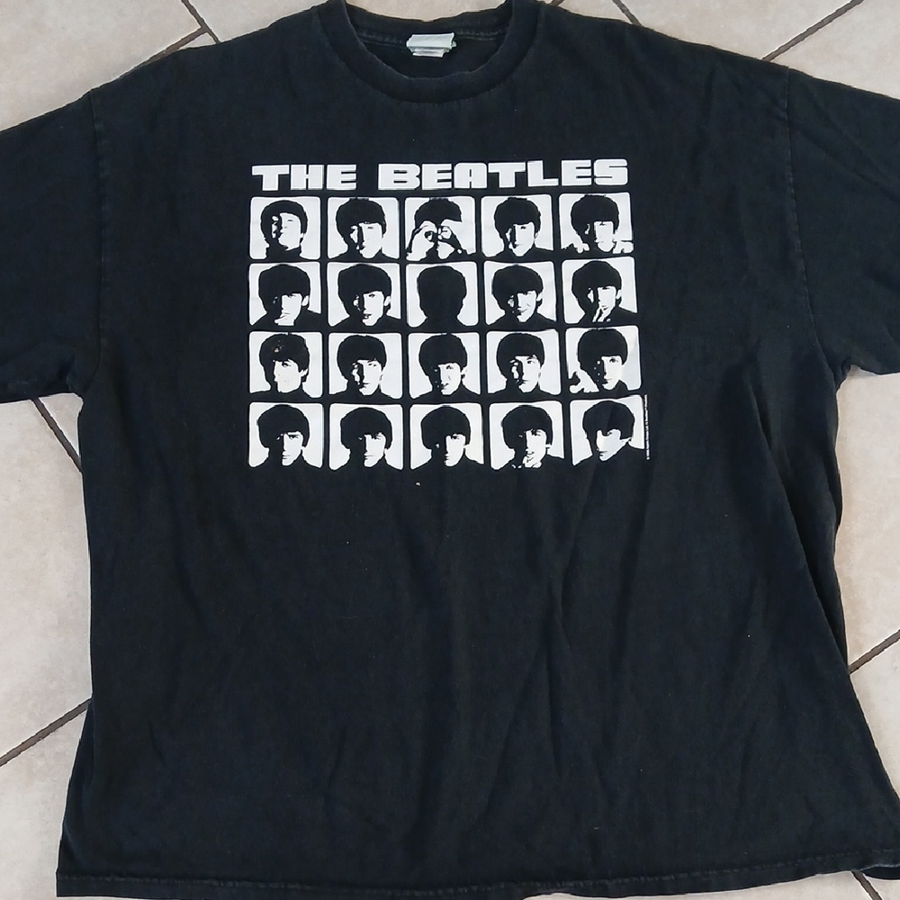 THE BEATLES Mens Size 2XL Beatles Novelty Crewneck Tshirt